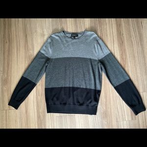 Banana Republic Tri-Color Crew Neck Sweater